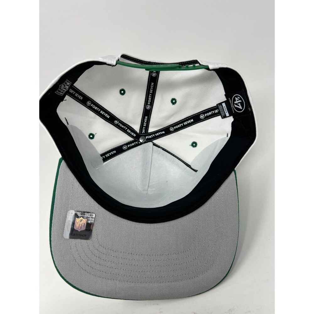 Philadelphia Eagles '47 Hitch Relaxed Fit Diamond Cut White Snapback NFL Hat - Picture 6 of 7